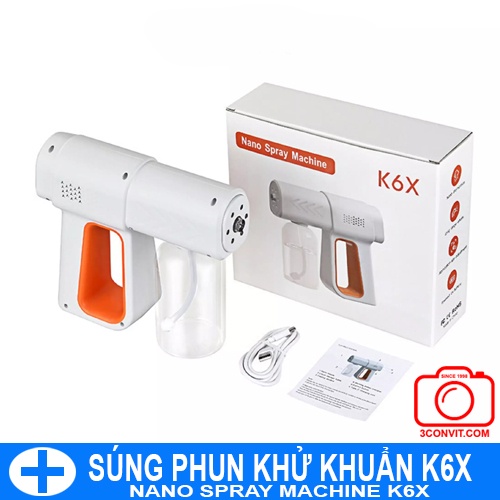 Súng cầm tay phun sương khử khuẩn Nano K6X