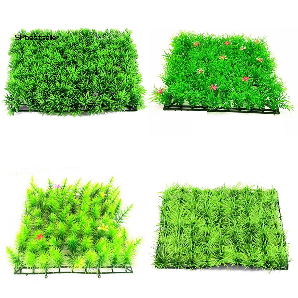 Thảm cỏ nhân tạo dùng để trang trí bể cá