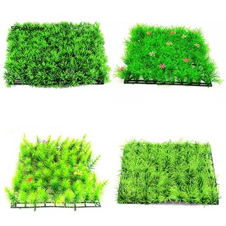 Thảm cỏ nhân tạo dùng để trang trí bể cá