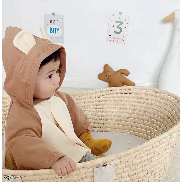 áo khoác cho bé sành điệu từ 8-18kg, chất cotton 100% dày dặn, mềm, đẹp, Hàng Mamikid