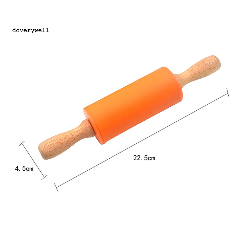 Cây Lăn Bột Làm Bánh Không Dính Bằng Silicone