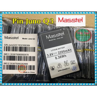 Pin Juno Q3 Masstel,dùng thay thế