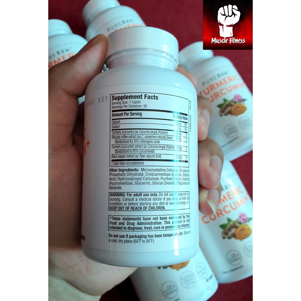 Xenadrine PureXen Turmeric Curcumin - Viên Uống Nghệ Cao Cấp (60 Viên) - Chính Hãng | BigBuy360 - bigbuy360.vn