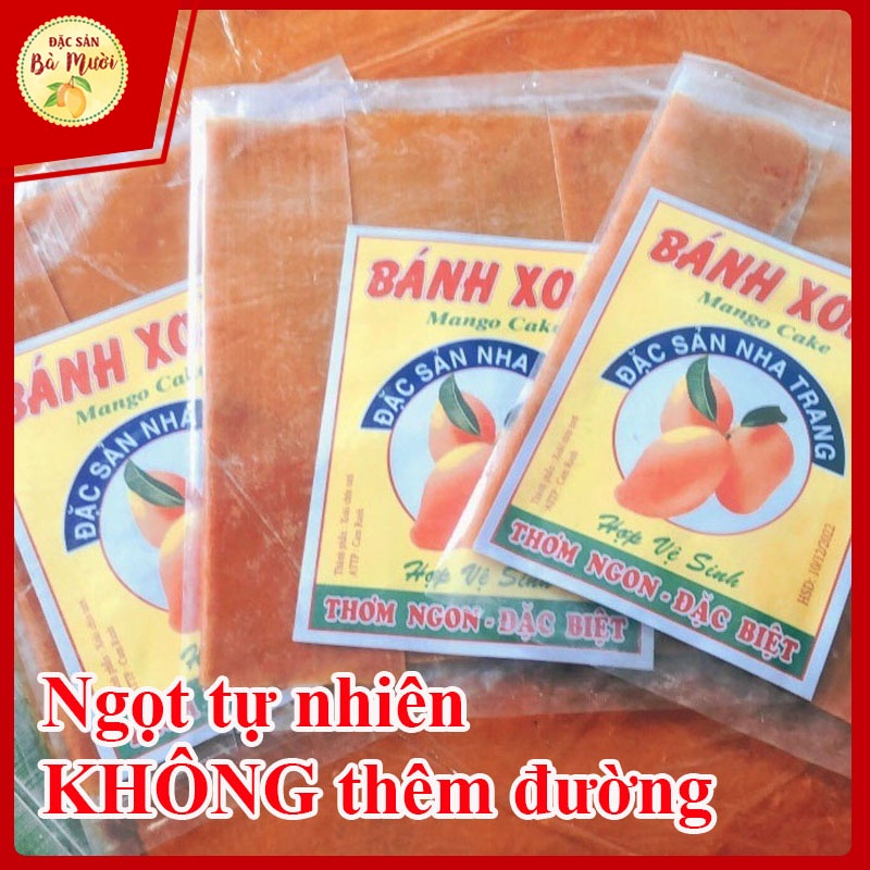 Bánh tráng xoài Cam Lâm, nguyên chất xoài, dẻo mềm, chua ngọt  - Đặc sản bà Mười