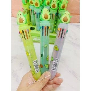 Set 3 cây bút trái bơ 10 màu mực 70k