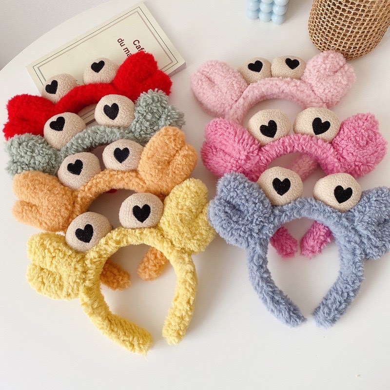 Cài Tóc Bờm Băng Đô Hình Con Cua Dễ Thương Cute Xinh Xắn Cho Nữ