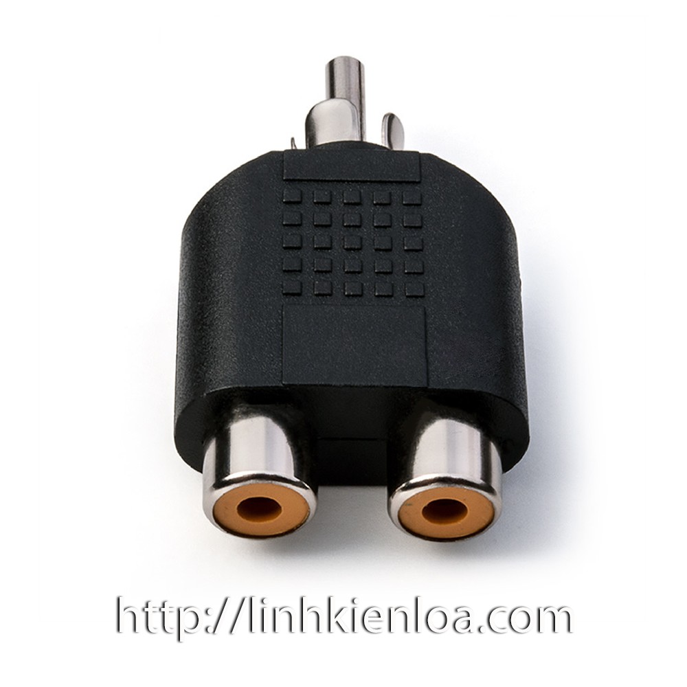 Jack chia AV   từ 1 ra 2 Hoa Sen - Đầu Chia AV  từ 1 ra 2 - Jack loại tốt, cực bền