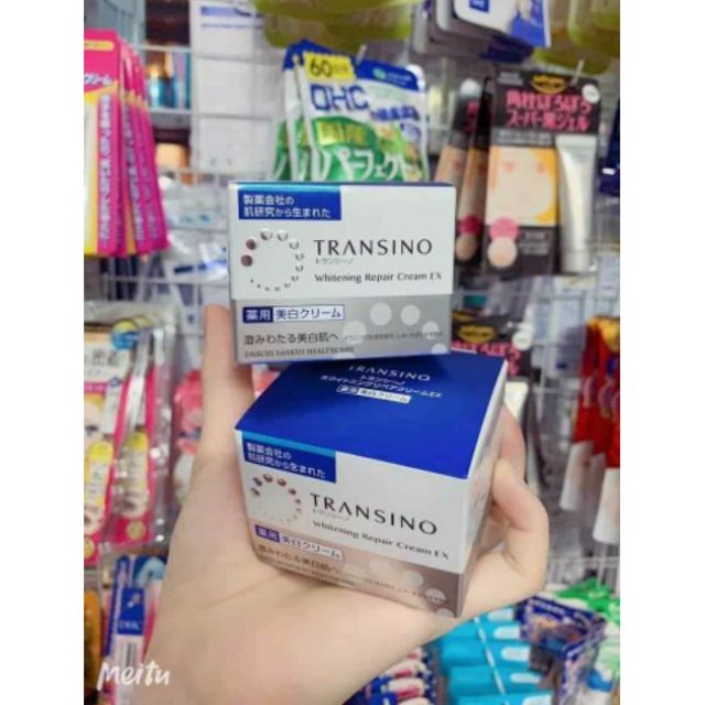 ( Hàng chuẩn BILL) Kem đêm Transino Whitening Repair Cream nhật bản