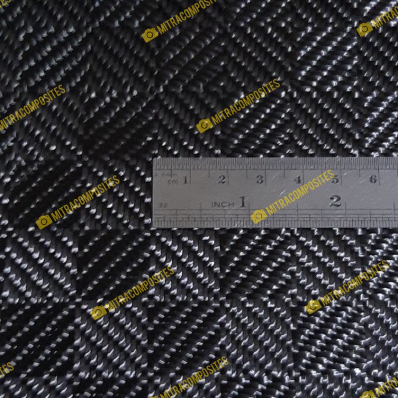 Vải Jacquard Sợi Carbon 280gsm