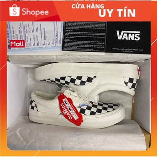[Bản SlÊU CẤP] Giày vans vault era checkerboard full box bill ,tặng kèm tất ,thẻ bảo hành vans