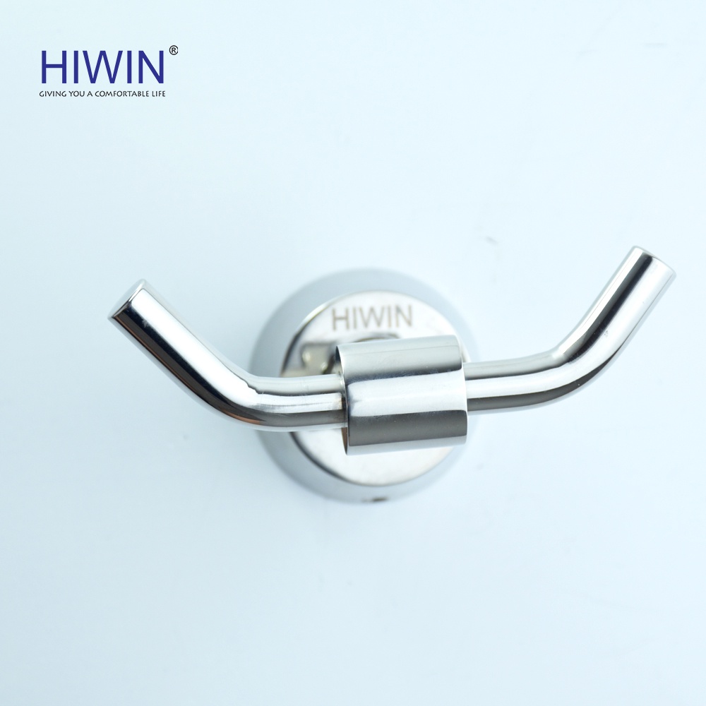 Móc treo quần áo đôi inox 304 mặt gương HIWIN Y-630
