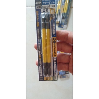 Mũi vít 2 Đầu +- ANEX nhập Nhật 110mm