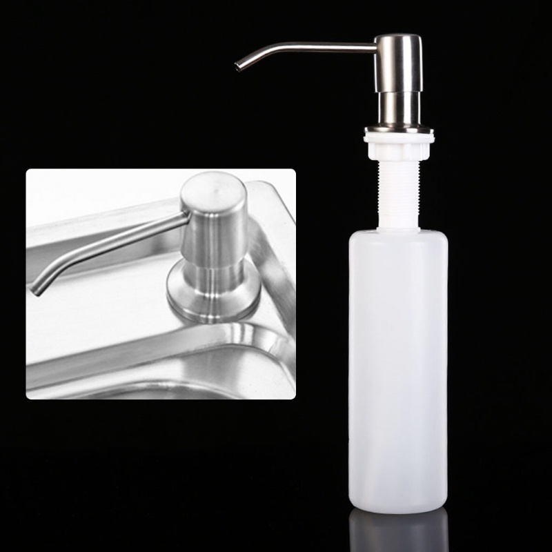Bình đựng xà phòng / lotion có đầu bơm xoay 360 độ cho bồn rửa nhà tắm