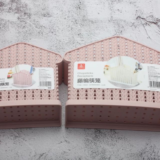 Ống cắm đũa mây đan Hàn Quốc