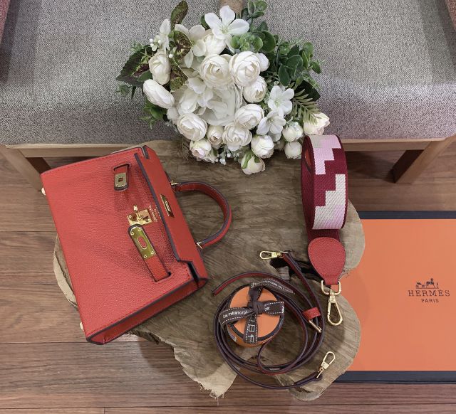 Túi đeo chéo Kelly bản 2 quai sz 19