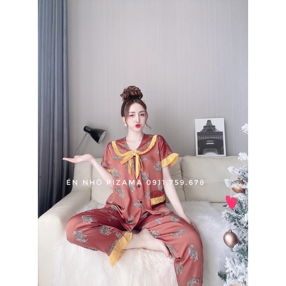 Size Đại 50-110kg latin bigsize dài Tay Ngắn Én Nhỏ Pijama