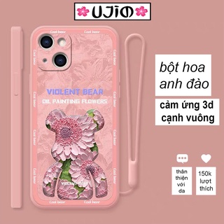 Ốp lưng gấu xinh - Họa tiết in nổi - Chống sốc chống xước hoàn thiện tốt - iphone 7/8plus , iphone11