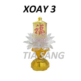 Đèn thờ hoa sen xoay 360 độ