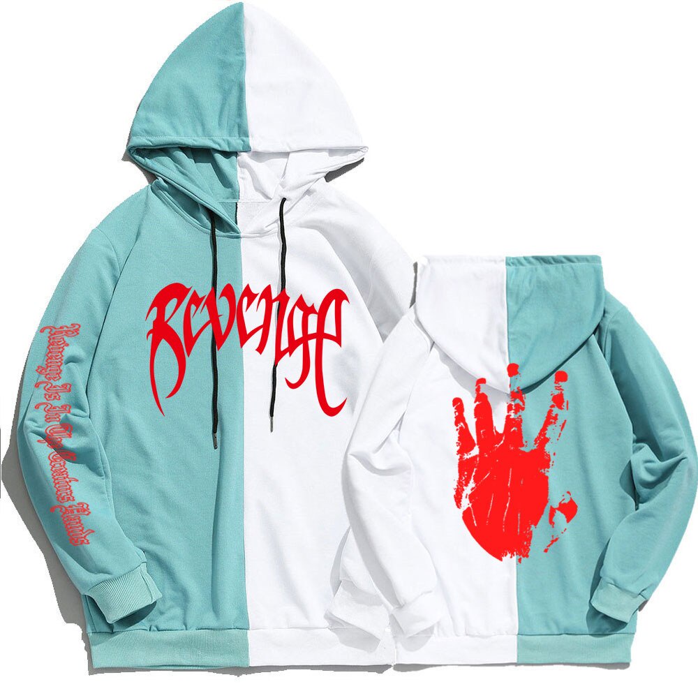 Xxxtentacion Revenge Áo Hoodie Mỏng Hai Màu Phong Cách Hip Hop Cho Nam Và Nữ