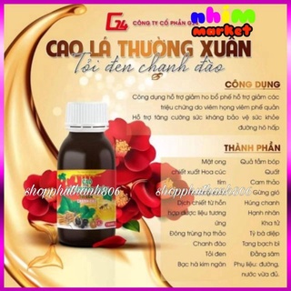 Combo 3 cao lá thuờng xuân TỎI ĐEN CHANH ĐÀO