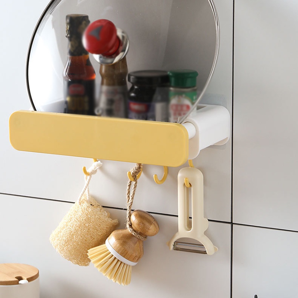 Giá Treo Chậu Rửa Gắn Tường Có 4 Móc Tháo Rời Được Đa Năng Cho Nhà Bếp / Phòng Tắm