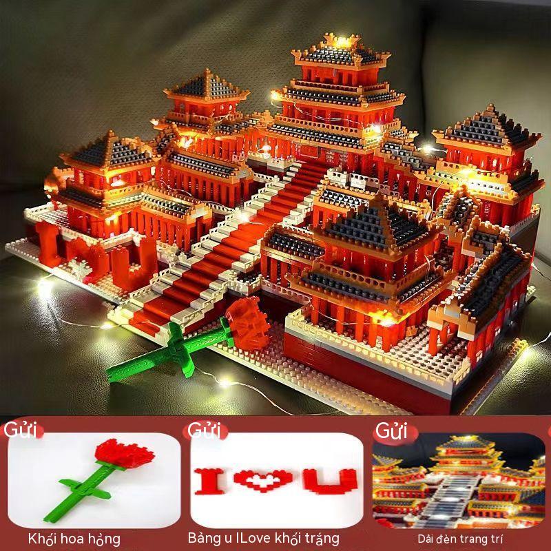 Lego Ngành kiến ​​​​trúc to lớn Khu nhà câu đố cậu bé cô gái đồ chơi trẻ em