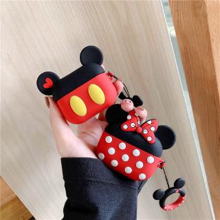 Vỏ bọc silicone hình tai Mickey nhiều mẫu mã cho hộp sạc tai nghe Airpod