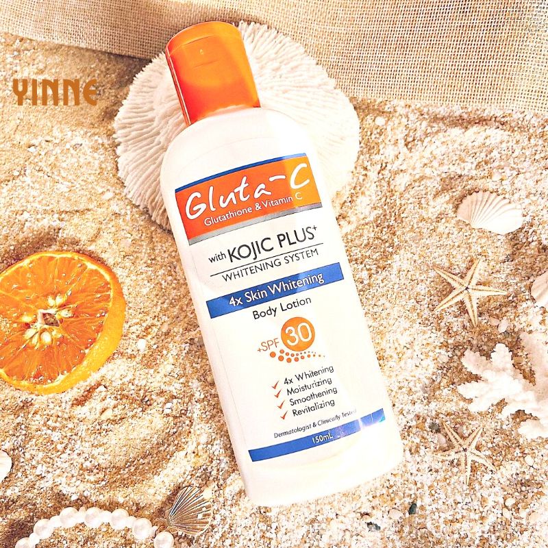 (HỎA TỐC) Body Lotion SPF30+ Gluta-C _ Kem dưỡng trắng x4 lên tone sau 14 ngày