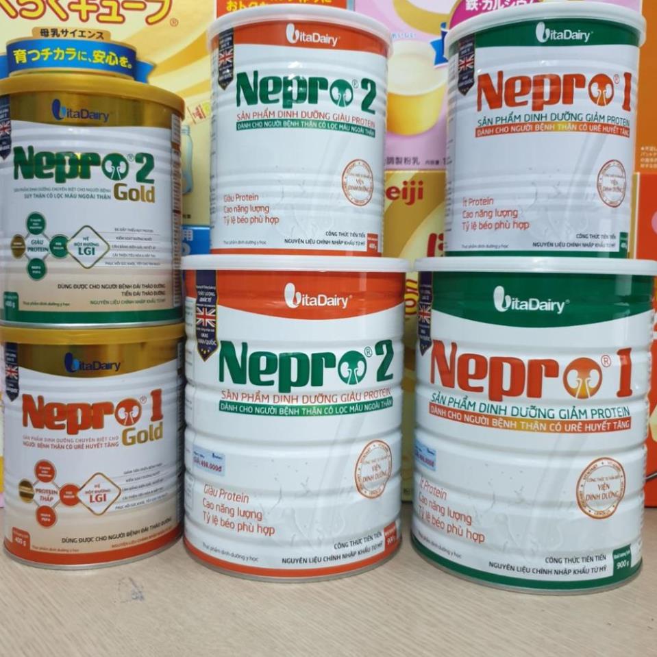 Sữa Nepro 1 Nepro 2 Hộp 900g - 400gr _ Nepro gold các loại Date mới nhất