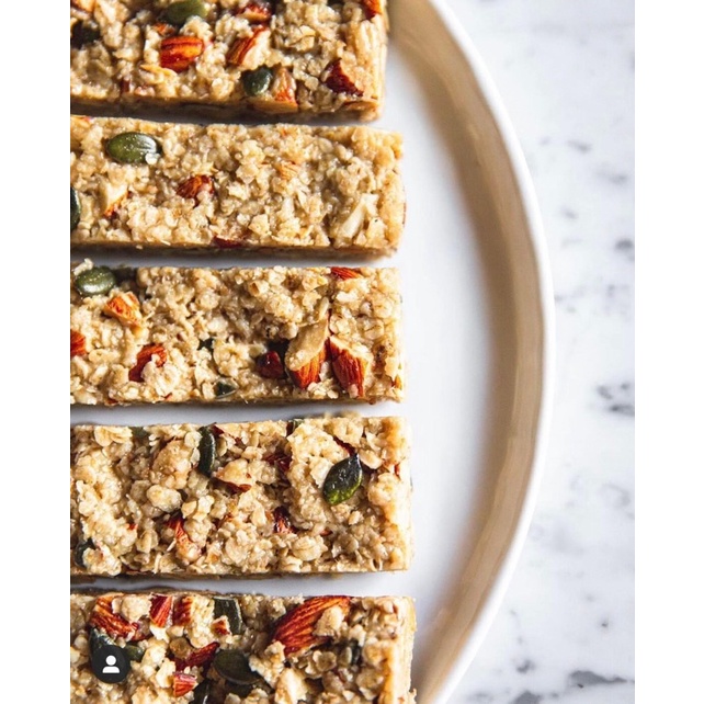 Olaben Nutrition Granola Bars 250g - Thanh hạt dinh dưỡng ăn kiêng không đường - Hỗ trợ giảm cân