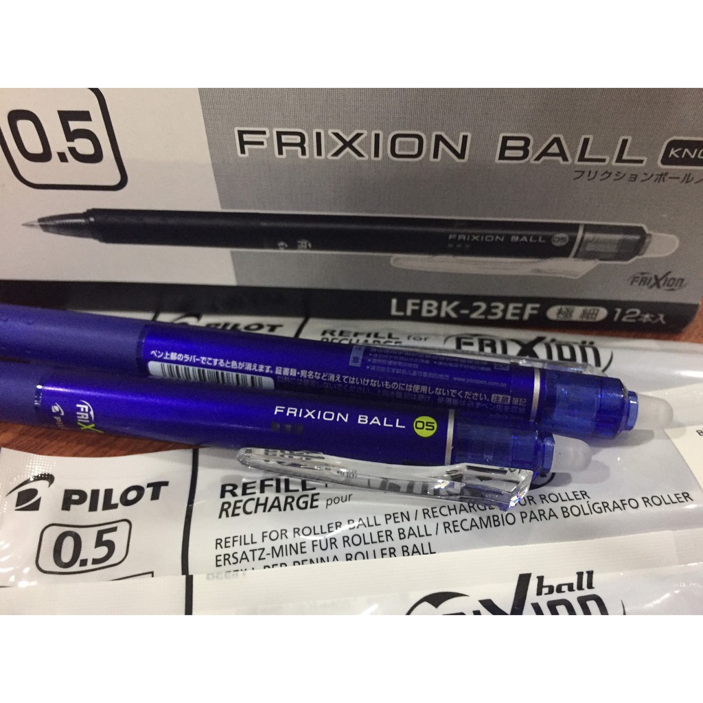 COMBO 1 BÚT 1 NGÒI Bút Bi Tẩy Xóa Được Nhật Bản: Pilot Frixion Ball