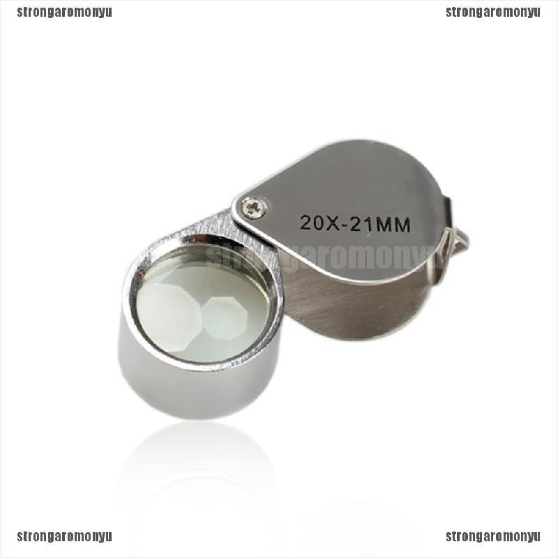 Kính Lúp Phóng Đại 20x21mm Gấp Gọn Tiện Dụng