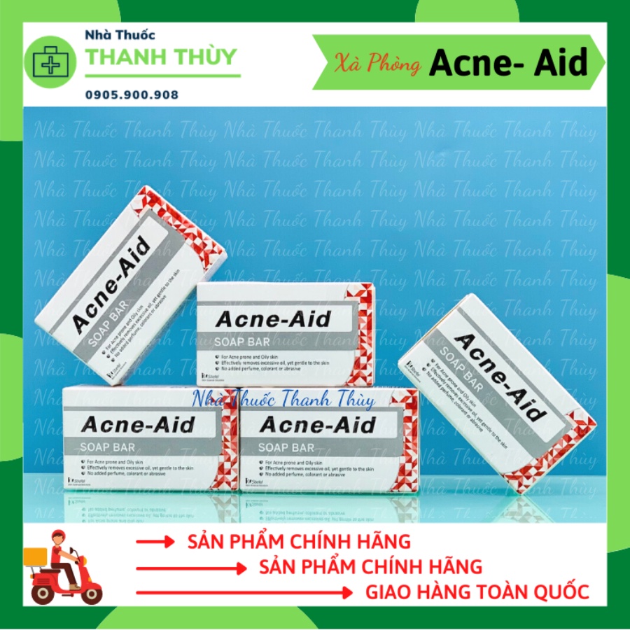 ACNE ACID Bar 100G Làm Sạch Da Tẩy Nhờn - Da Dầu - Da Mụn - Trứng Cá