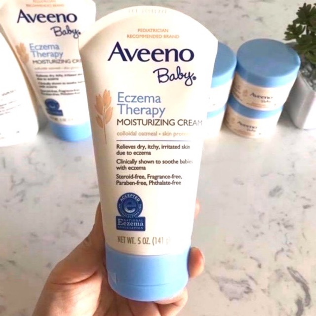 Kem trị chàm AVEENO BABY ECZEMA nội địa Mỹ tuýp 141g