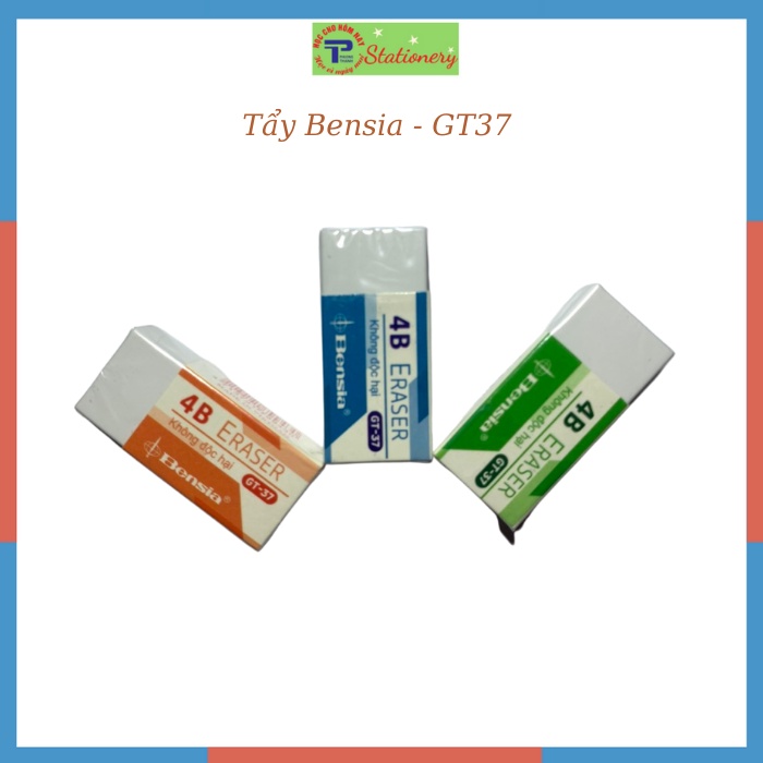 Tẩy Bút Chì ️- Gôm Tẩy Bút Chì Học Sinh Bensia- GT37