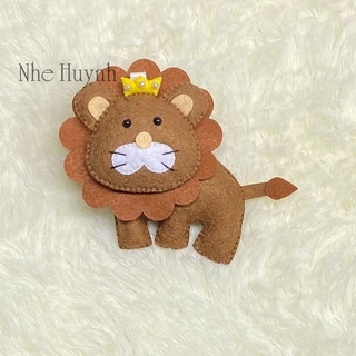 Móc Khóa Vải Nỉ Sư Tử (A008)