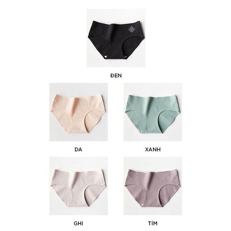 Quần lót nữ không đường may cotton cao cấp thoáng khí QL14 | BigBuy360 - bigbuy360.vn