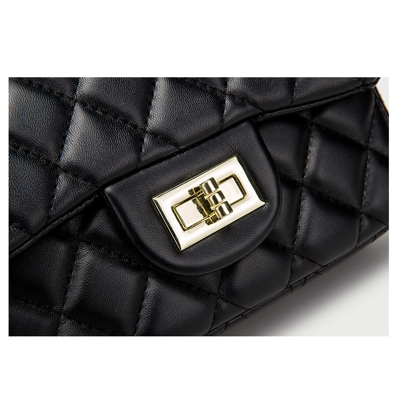 Chuwanglin Women Lingge Pu Leather Crossbody Shoulder Bag