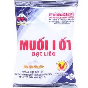 Muối i-ốt Bạc Liêu 500g