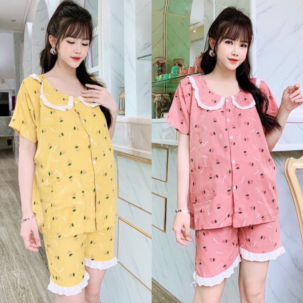 Bộ bầu LỬNG chất đũi hoạ tiết màu sắc tươi trẻ BĐ829