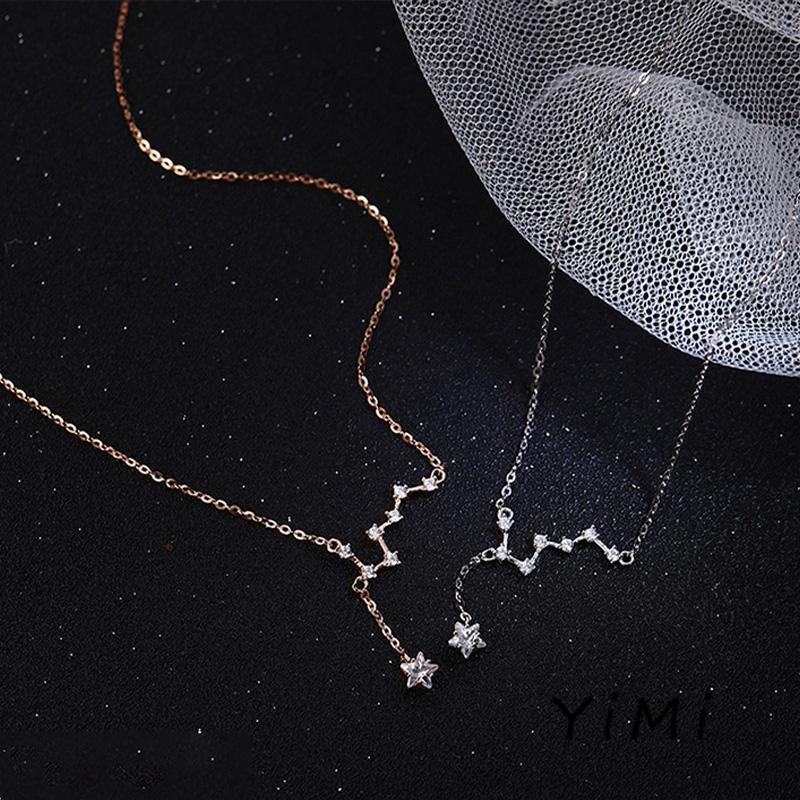 Vòng cổ Tua Rua Mạ Bạc 925 Có Dây Kéo Tỏa Sáng Thiết Kế Sang Trọng Thời Trang Quà Tặng Sinh Nhật Cho Nữ