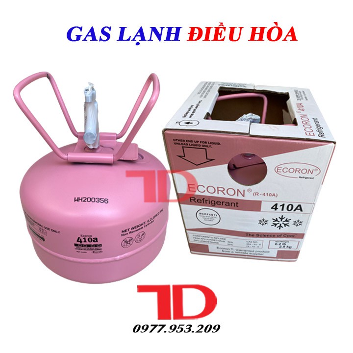 Môi chất lạnh điều hòa R410 ẤN ĐỘ 2.8KG ECORON, ga lạnh R410