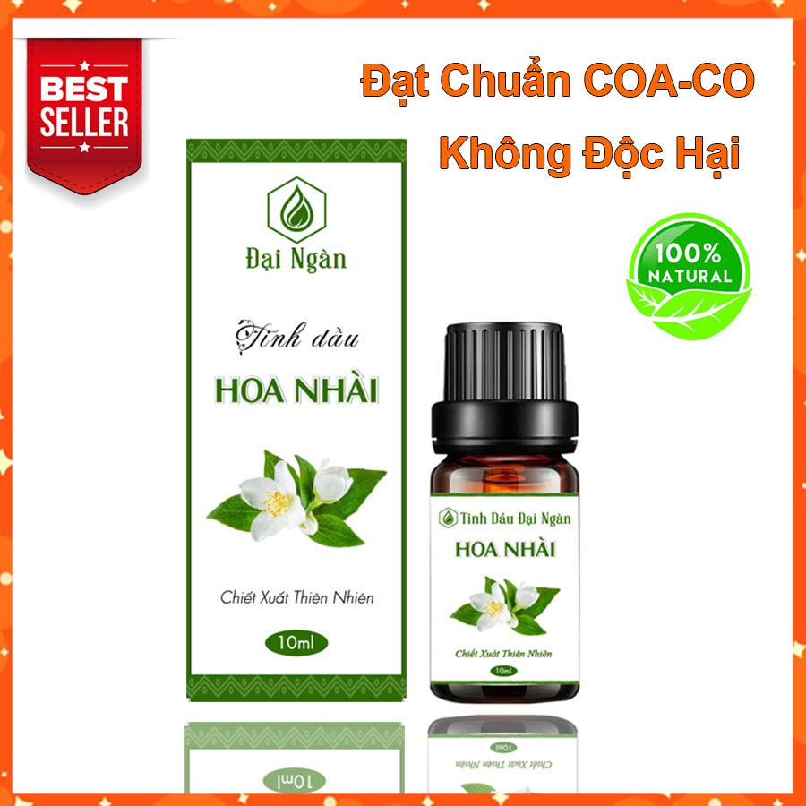 Tinh dầu Hoa Nhài thơm xông phòng thiên nhiên 10ml Đại Ngàn