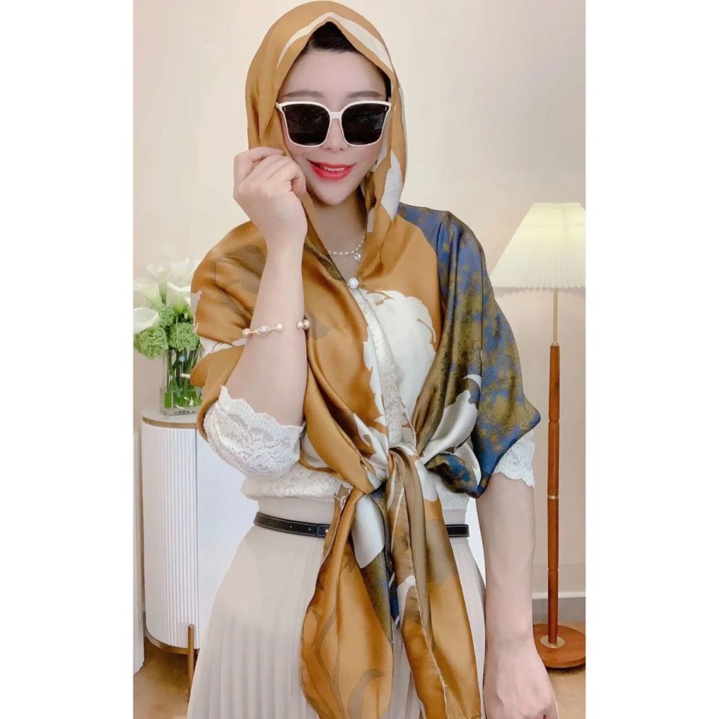 Mũ Trùm Đầu Kiêm Khăn Choàng Cổ Chống Nắng Chống Cát Đa Năng Thời Trang Xuân Hè Phong Cách Mới