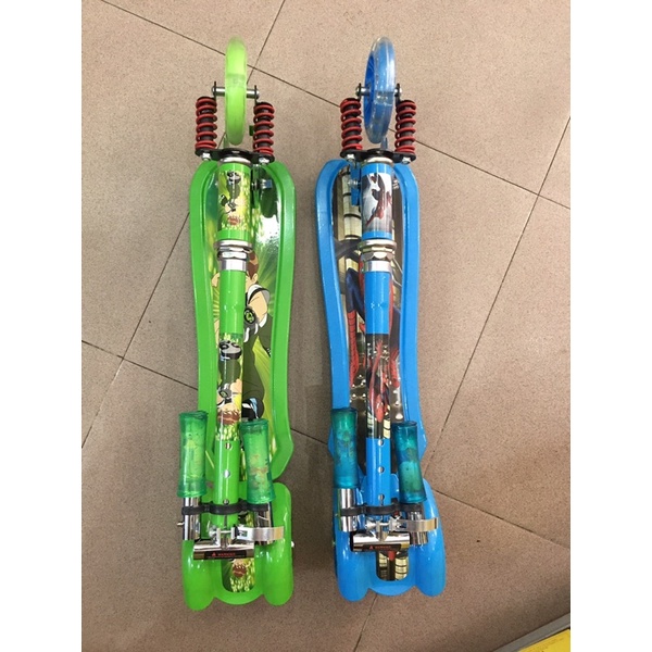 Xe trượt Scooter mẫu to đại có lò so giảm sóc