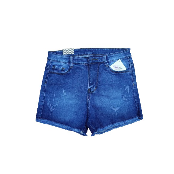 Quần Sọt Jean Nữ Lưng Cao Co Giãn Mạnh Mẫu Cào Xước Tua Lai Size Đại | BigBuy360 - bigbuy360.vn