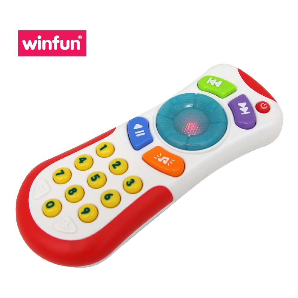 Điện thoại đồ chơi có đèn nhạc và âm thanh vui nhộn cho bé Winfun 0723 - hàng chính hãng