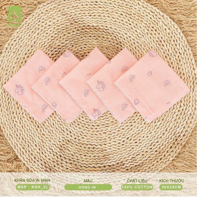 Khăn sữa, khăn xô Mipbi xuất nhật 100% cotton