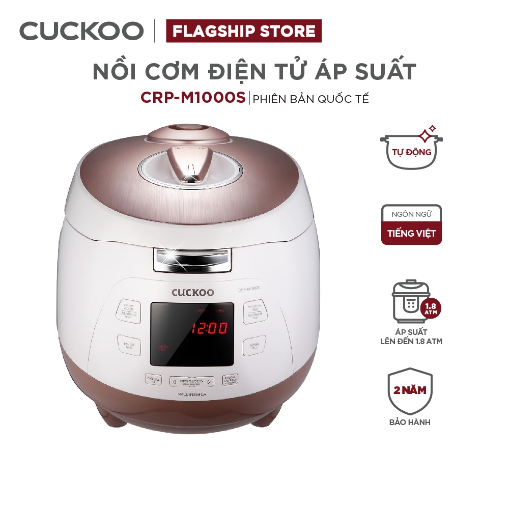 Nồi Cơm Điện CUCKOO 1,8 lít CRP-M1000S - Hàng chính hãng - Chất lượng Hàn Quốc