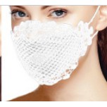 [Hàng mới về] Khẩu trang ren mỏng thông thoáng chống nắng/UV tái sử dụng cho đi xe ngoài trời